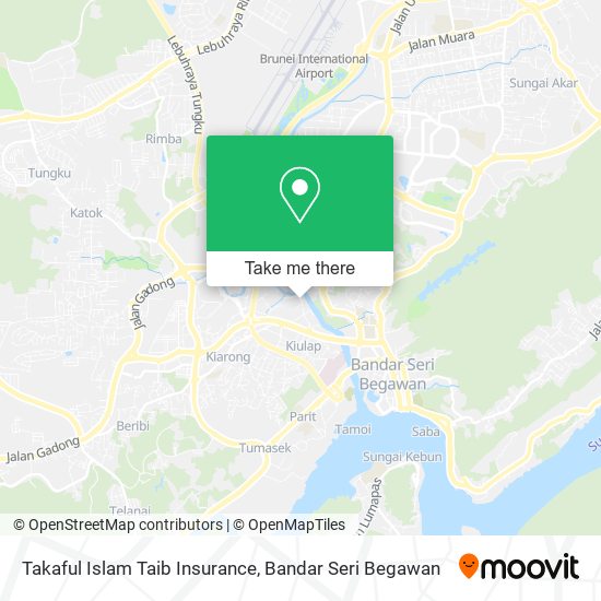 Peta Takaful Islam Taib Insurance