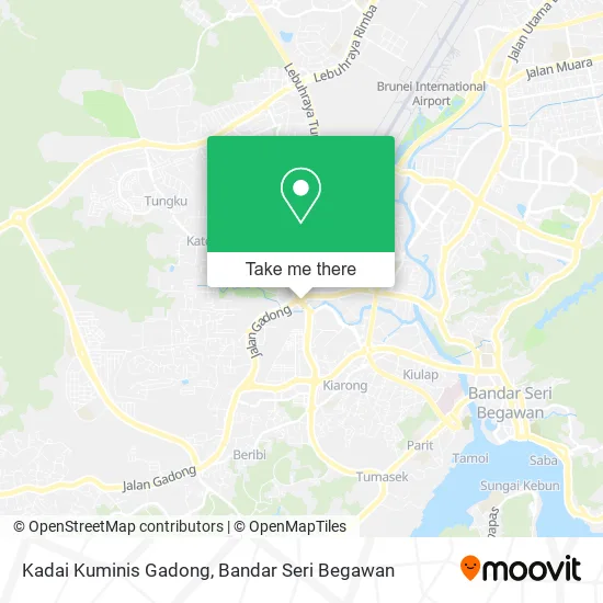 Kadai Kuminis Gadong map