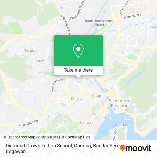 Diamond Crown Tuition School, Gadong map