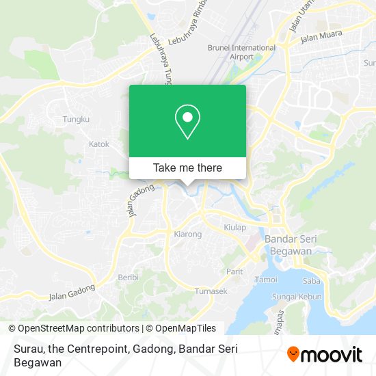 Surau, the Centrepoint, Gadong map