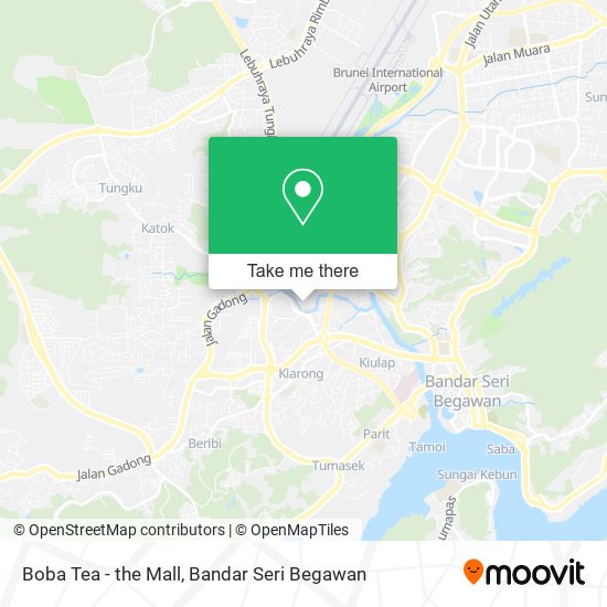 Boba Tea - the Mall map