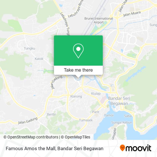 Famous Amos the Mall map