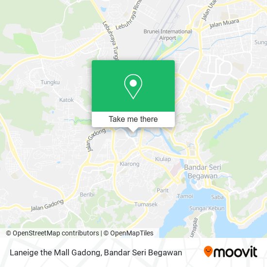 Laneige the Mall Gadong map
