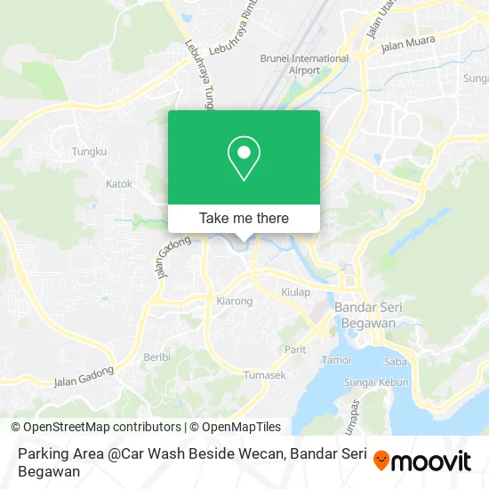 Parking Area @Car Wash Beside Wecan map