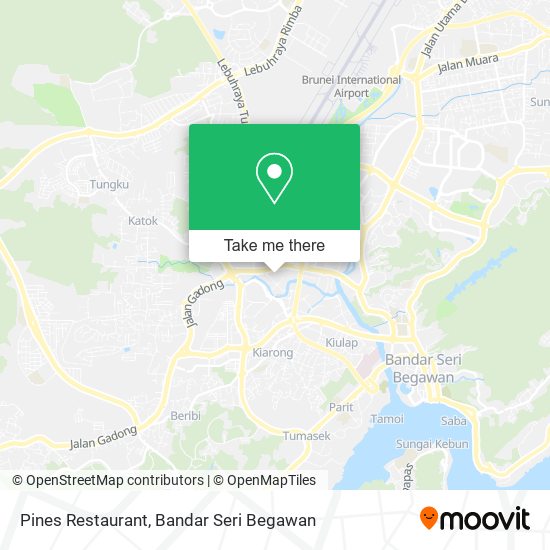 Pines Restaurant map