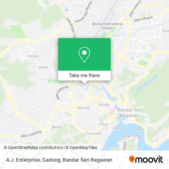 A.J. Enterprise, Gadong map