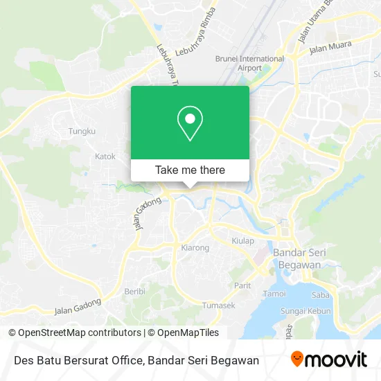 Des Batu Bersurat Office map