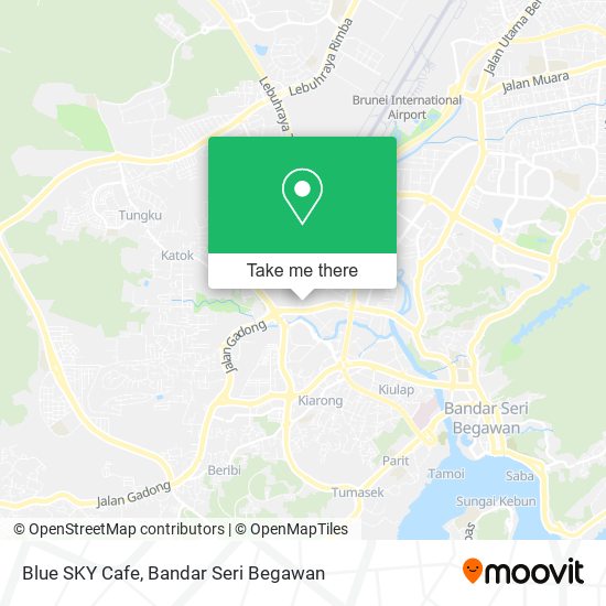 Blue SKY Cafe map