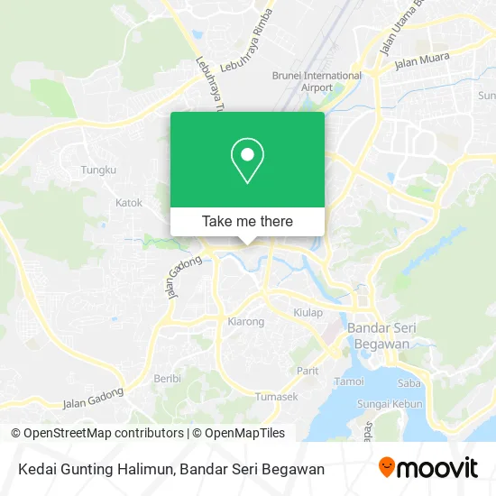Kedai Gunting Halimun map