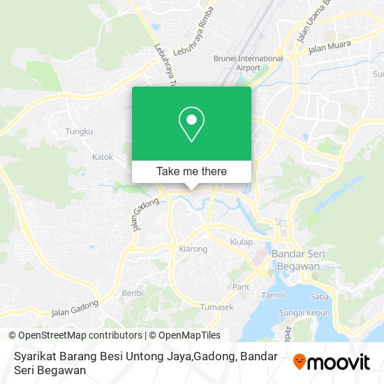 Peta Syarikat Barang Besi Untong Jaya,Gadong