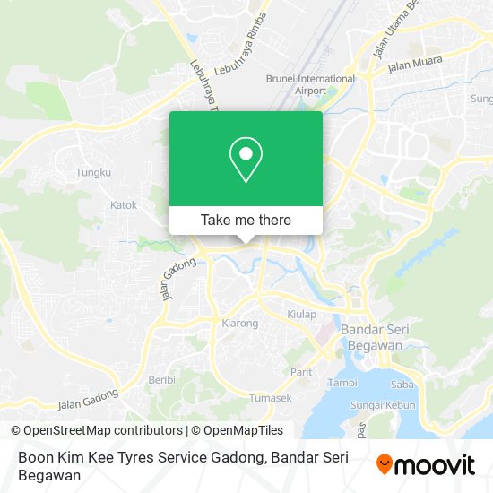 Boon Kim Kee Tyres Service Gadong map