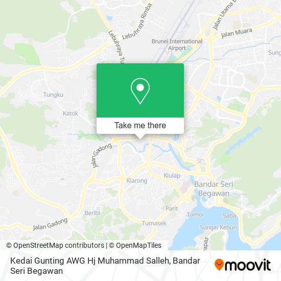 Kedai Gunting AWG Hj Muhammad Salleh map