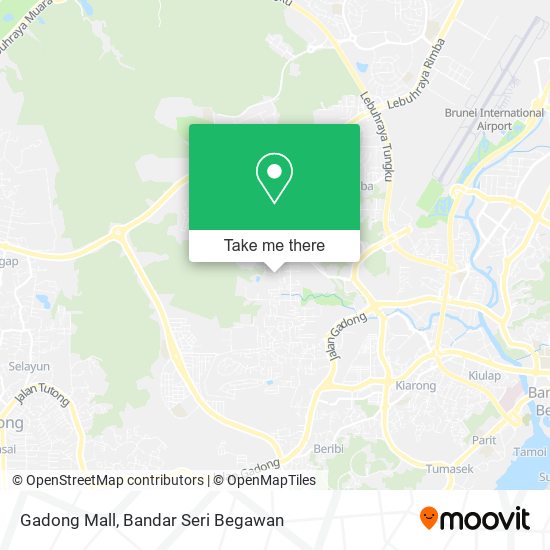 Gadong Mall map
