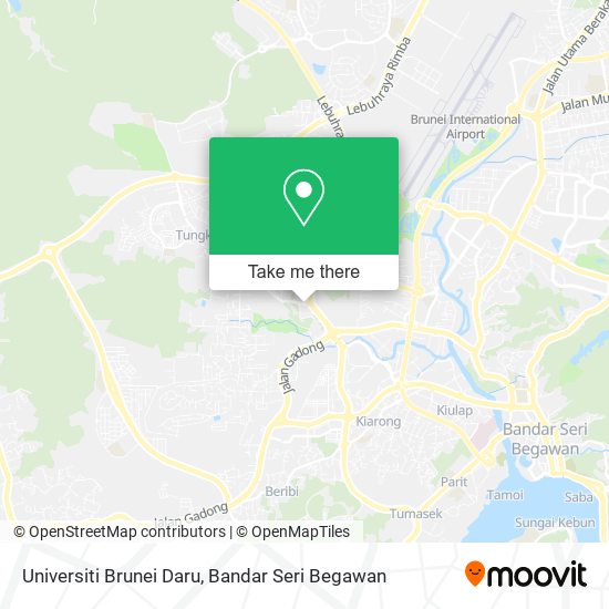 Peta Universiti Brunei Daru