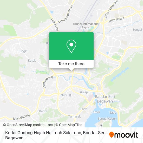 Peta Kedai Gunting Hajah Halimah Sulaiman