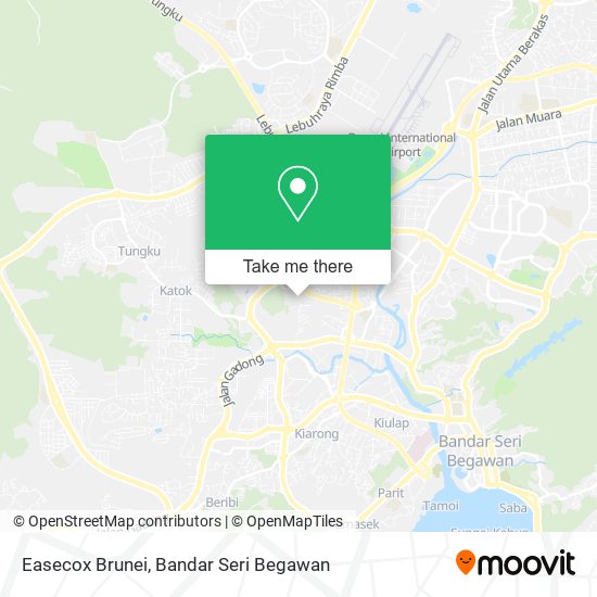 Peta Easecox Brunei