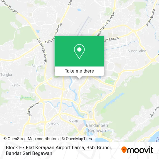 Block E7 Flat Kerajaan Airport Lama, Bsb, Brunei map
