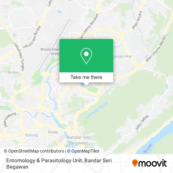 Entomology & Parasitology Unit map
