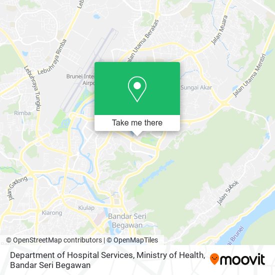 Department of Hospital Services, Ministry of Health map