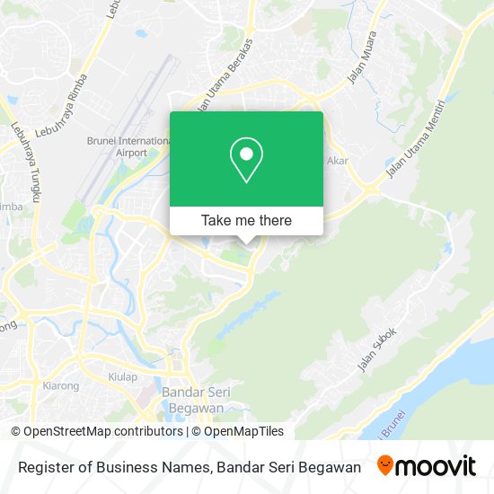 Register of Business Names map