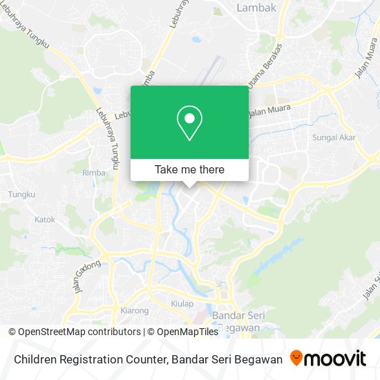 Children Registration Counter map