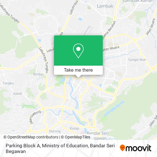 Parking Block A, Ministry of Education map