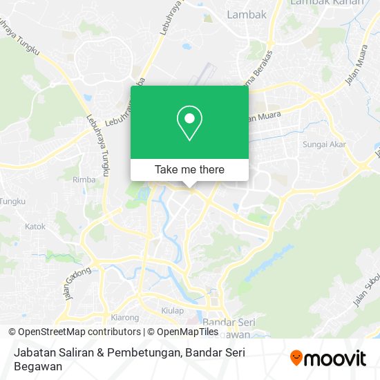 Jabatan Saliran & Pembetungan map