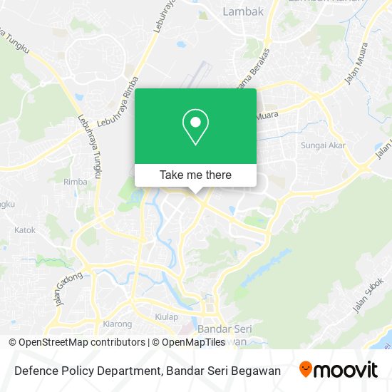 Defence Policy Department map
