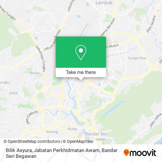 Bilik Asyura, Jabatan Perkhidmatan Awam map