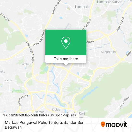 Markas Pengawal Polis Tentera map