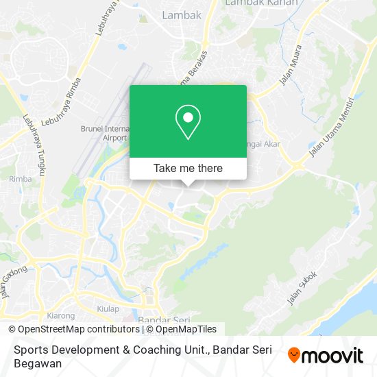 Sports Development & Coaching Unit. map