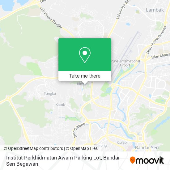 Peta Institut Perkhidmatan Awam Parking Lot