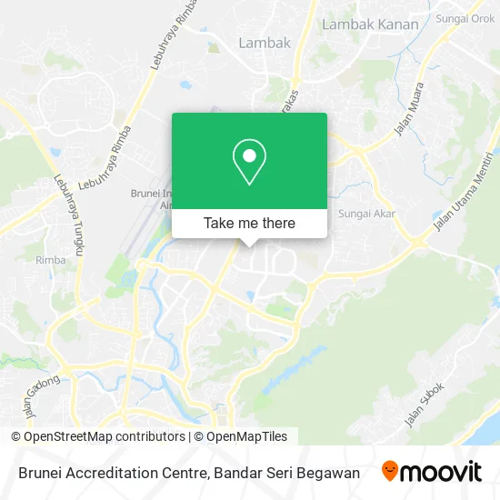 Brunei Accreditation Centre map