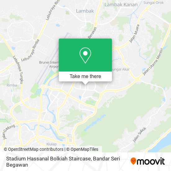 Stadium Hassanal Bolkiah Staircase map