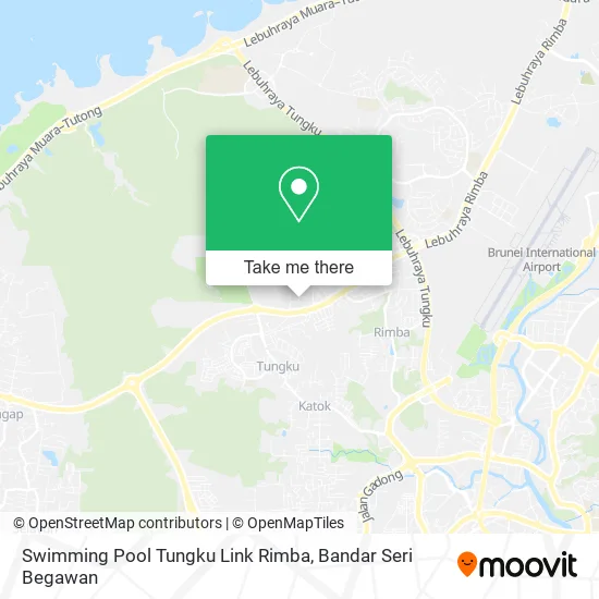 Swimming Pool Tungku Link Rimba map