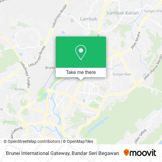 Brunei International Gateway map