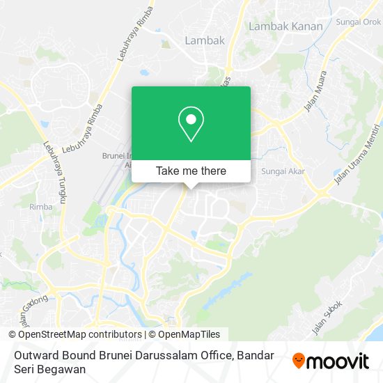 Outward Bound Brunei Darussalam Office map