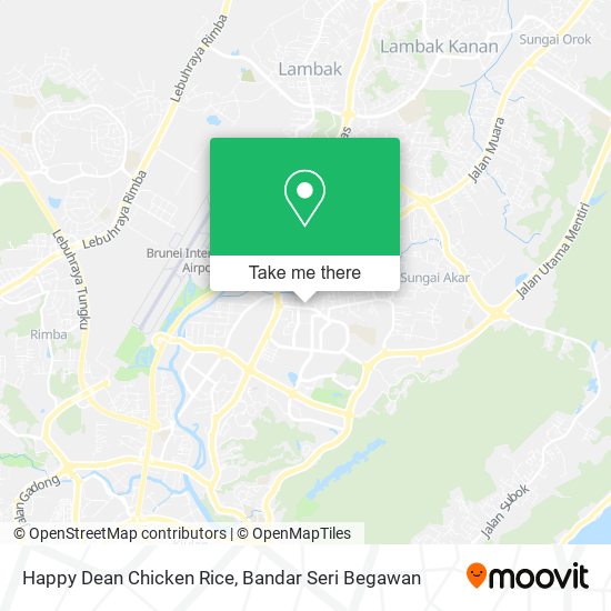 Happy Dean Chicken Rice map