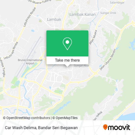 Car Wash Delima map
