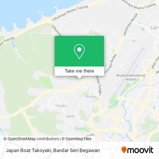 Japan Boat Takoyaki map