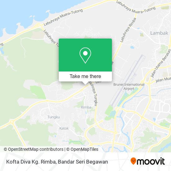 Kofta Diva Kg. Rimba map