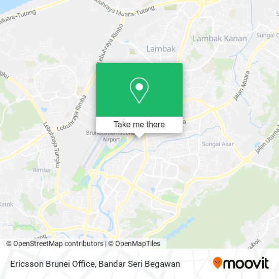 Peta Ericsson Brunei Office