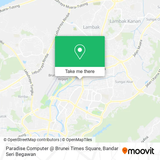 Paradise Computer @ Brunei Times Square map