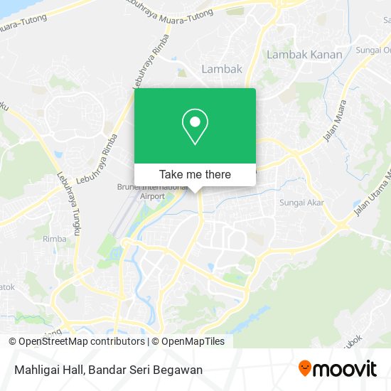 Mahligai Hall map