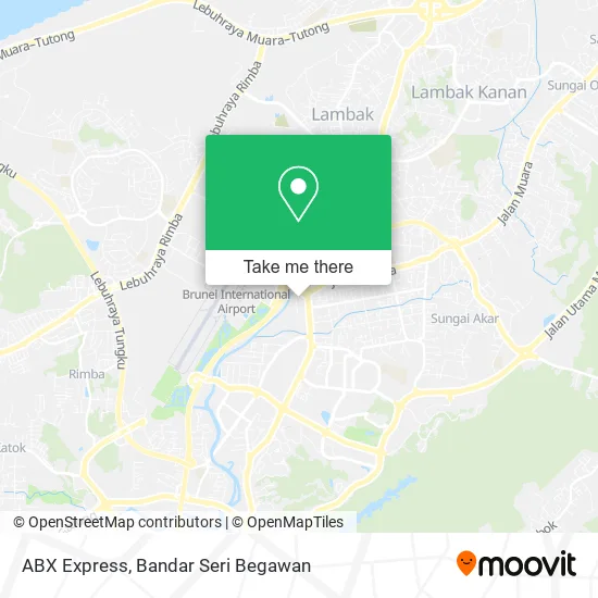 ABX Express map