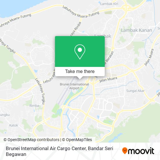 Brunei International Air Cargo Center map