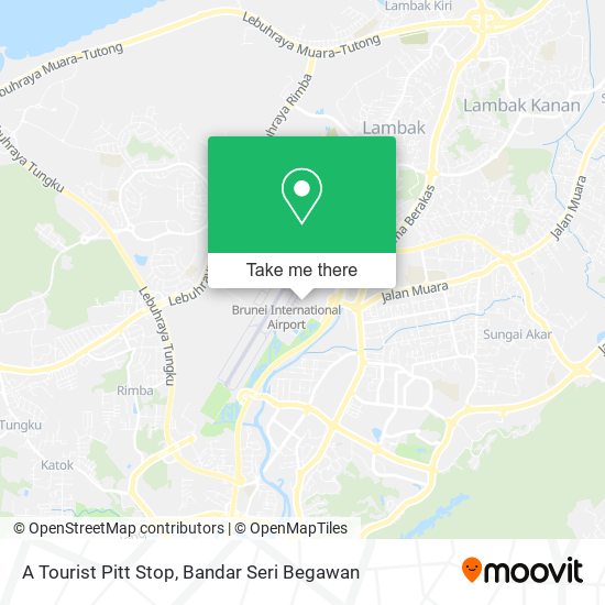 A Tourist Pitt Stop map