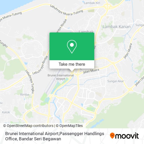 Brunei International Airport,Passengger Handlings Office map