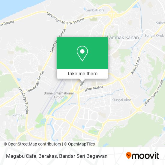 Peta Magabu Cafe, Berakas