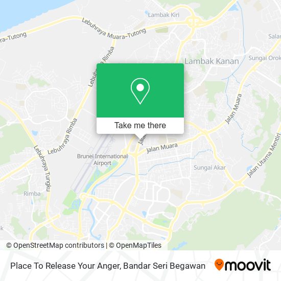 Place To Release Your Anger map